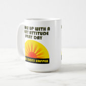 Idioten geschehen lustige Tasse (Vorderseite Links)