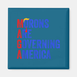 Idioten regieren Amerika Lustig Trump 2024 Magnet