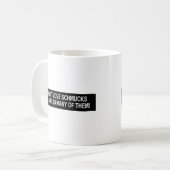 IDIOTEN WIEDER KAFFEETASSE (Vorderseite Links)