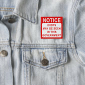 Idioteninformation Button (Beispiel)