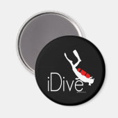idiotisch magnet (Vorderseite/Rückseite)