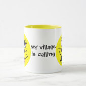Idiotisches Gesicht Grumpey Tasse (Zentrum)