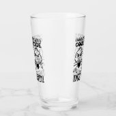 Idiots Happen Funny Bird Quote Gifts Glas (Rechts)