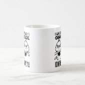 Idiots Happen Funny Bird Quote Gifts Kaffeetasse (Mittel)