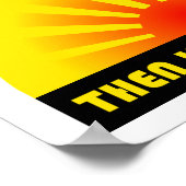 Idiots Happen Funny Poster (Ecke)