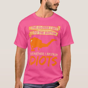 Idiots Nass Anzug Fins Schnorcheln Scuba Diving T-Shirt
