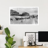 Iditarod Alaska Birdseye 1914 Poster (Heimbüro)