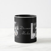 Iditarod Black & White Tasse (Zentrum)
