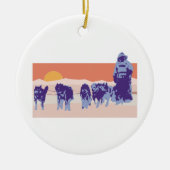Iditarod Keramik Ornament (Vorne)
