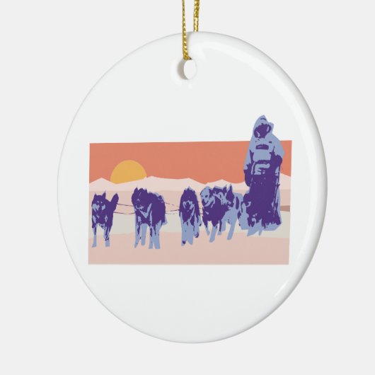 Iditarod Keramik Ornament (Links)