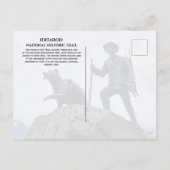 Iditarod National Historic Trail Postkarte (Rückseite)