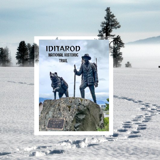Iditarod National Historic Trail Postkarte
