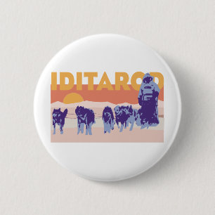 Iditarod-Rennen Button