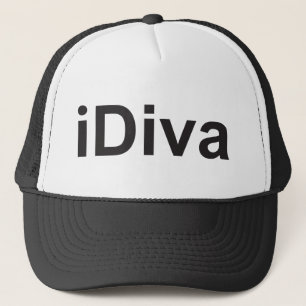 iDiva nicht iPhone oder iPad Spaß witzig humorvoll Truckerkappe