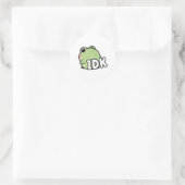 IDK Frosch Aufkleber Süßer ignorierender Frosch Mi (Tasche)