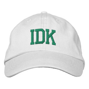 IDK HAT CAP USA BESTICKTE BASEBALLKAPPE