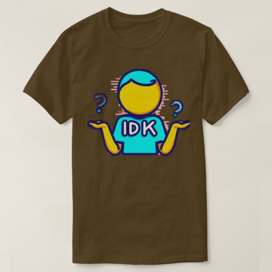 IDK-Hemd T-Shirt (Design vorne)