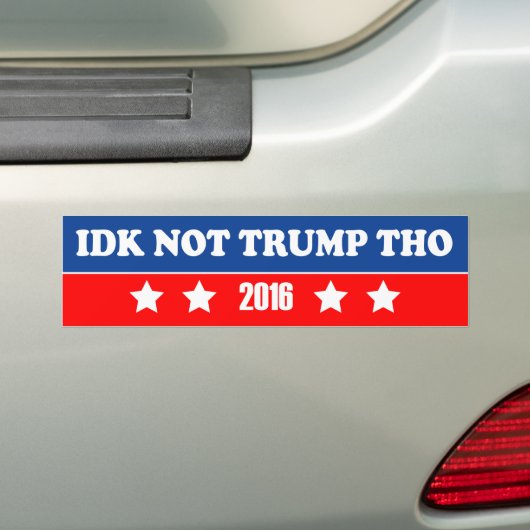 IDK nicht Trumpf Tho Autoaufkleber (Auf Auto)