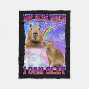 Idk, wie lange ich Capybara noch töten kann Fleecedecke