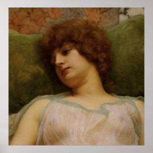 Idle Moments von John William Godward Poster