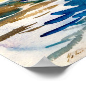 Idle Sails (1913) von John Singer Sargent Poster (Ecke)