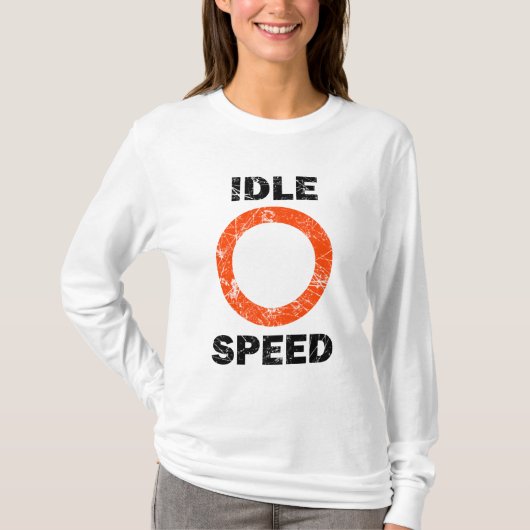 IDLE SPEED Nautical Grunge Style T-Shirt (Vorderseite)