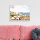 Idle Stunden von William Merritt Chase Leinwanddruck (Insitu (Wohnzimmer))