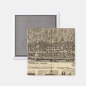 Idlewood Hütte Hotel nähe Pittsburgh Magnet (Vorderseite/Rückseite)