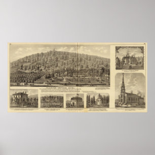 Idlewood Hütten-Hotel nahe Pittsburgh Poster