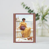 Idlness von John William Godward Postkarte (Stehend Vorderseite)