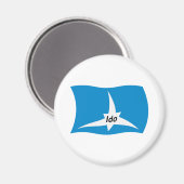 Ido Flag Magnet (Vorderseite/Rückseite)