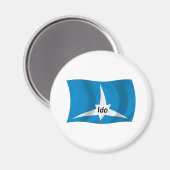 Ido Flag Magnet (Vorderseite/Rückseite)