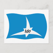 Ido Flag Postkarte (Vorderseite)