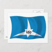 Ido Flag Postkarte (Vorne/Hinten)