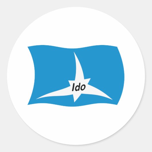 Ido Flag Sticker (Vorderseite)