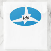 Ido Flag Sticker (Tasche)