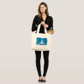 Ido Flag Tote Bag Jumbo Stoffbeutel (Vorderseite (Model))