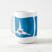 Ido-Flaggen-Tasse Kaffeetasse (Vorderseite Links)