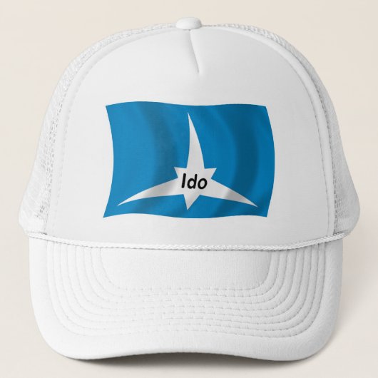 Ido-Flaggenmütze Truckerkappe (Vorderseite)