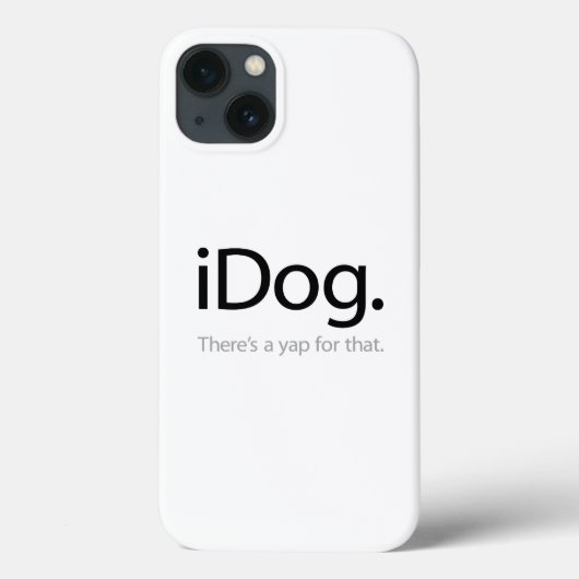 iDog - dafür gibt es einen Jap Case-Mate iPhone Hülle (Rückseite)