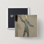 Idol des Gott Baal, von Ugarit, Syrien Button (Vorne & Hinten)