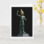 Idol des Sturmgott Baal, von Syrien, Karte (Gelbe Blume)