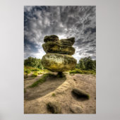 Idol Rock HDR Low-Sturm-Poster Poster (Vorne)