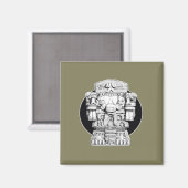 Idol Vintage Kultfigur Magnet (Vorderseite/Rückseite)