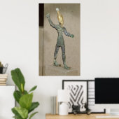 Idol vom Gott Baal, aus Ugarit, Syrien Poster (Heimbüro)