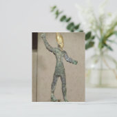 Idol vom Gott Baal, aus Ugarit, Syrien Postkarte (Stehend Vorderseite)