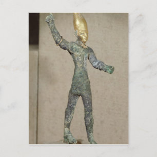 Idol vom Gott Baal, aus Ugarit, Syrien Postkarte