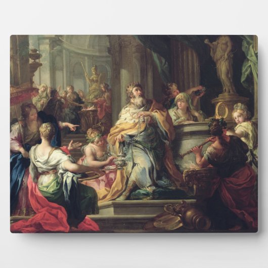 Idolisation of Solomon, c.1735 Fotoplatte (Vorderseite)