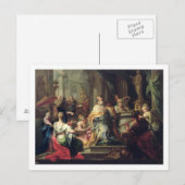 Idolisation of Solomon, c.1735 Postkarte (Vorne/Hinten)