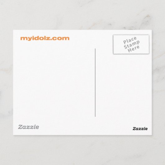 Idolz Cocolats Coco Postkarte (Rückseite)